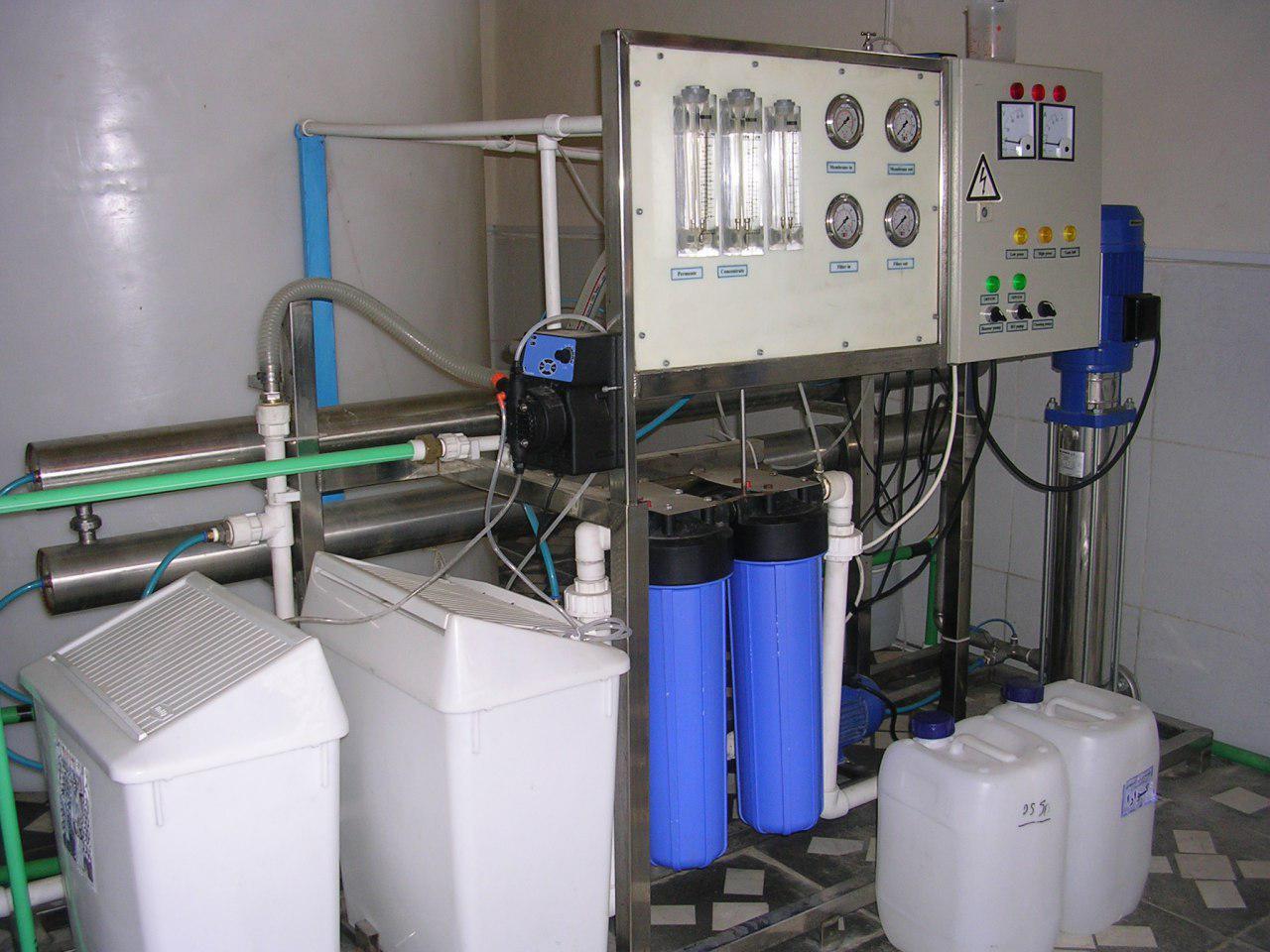 سیستم تصفیه آب کارخانه فولاد فجر