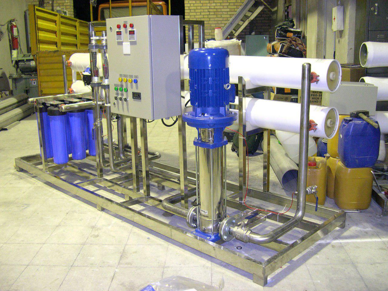 سیستم تصفیه آب کارخانه فولاد فجر
