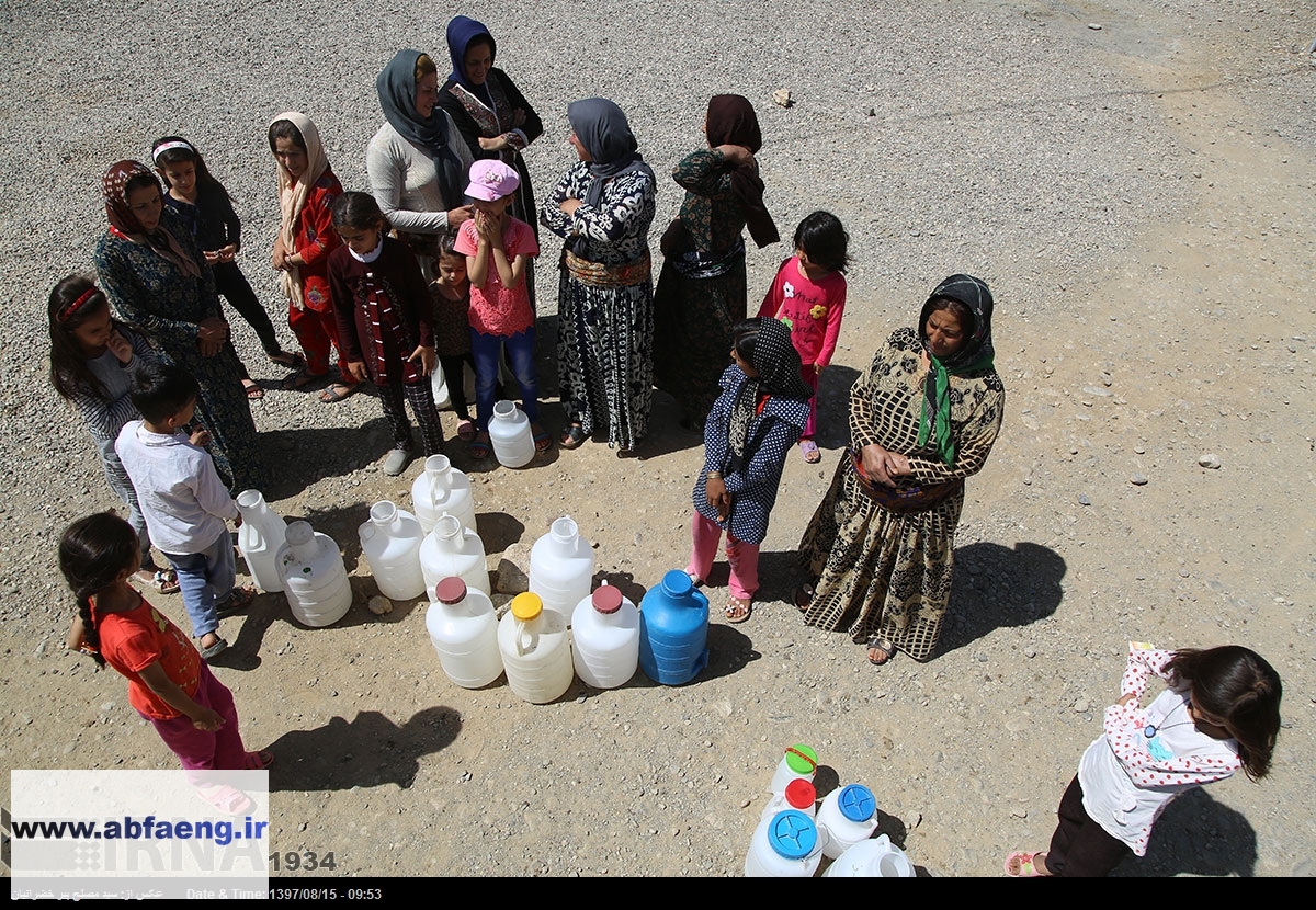 آب‌رسانی سیار به روستای آغه جری  3